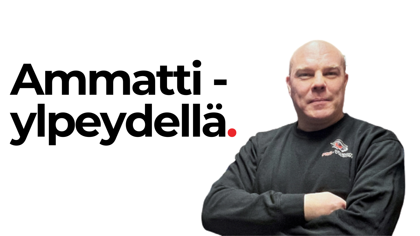 Ammattiylpeydellä.